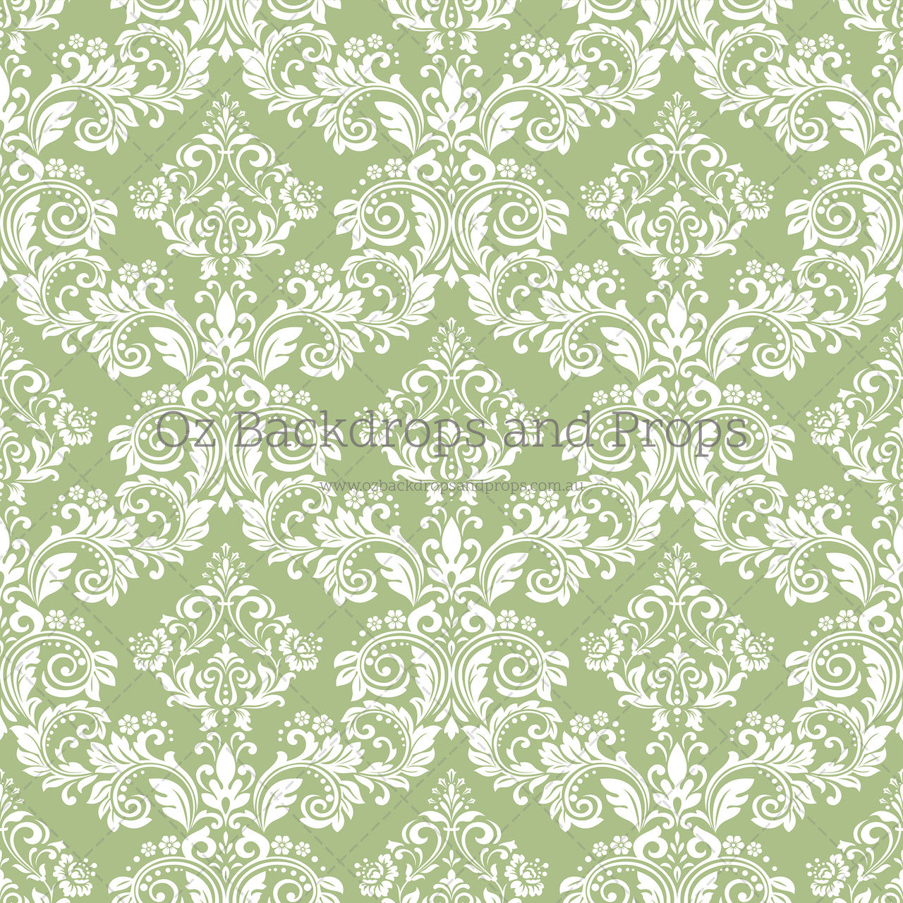 Olive Damask