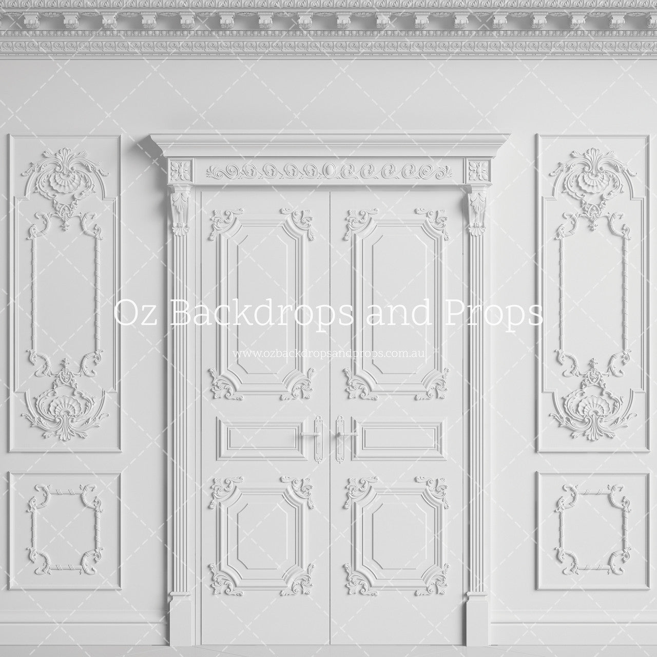 Ornate White Doors