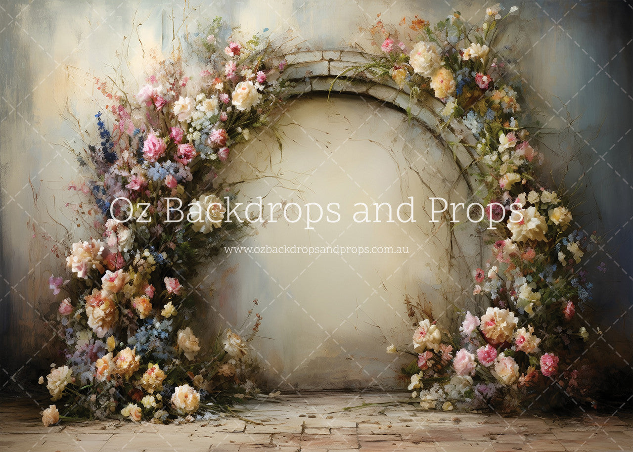 Painted Flower Arch