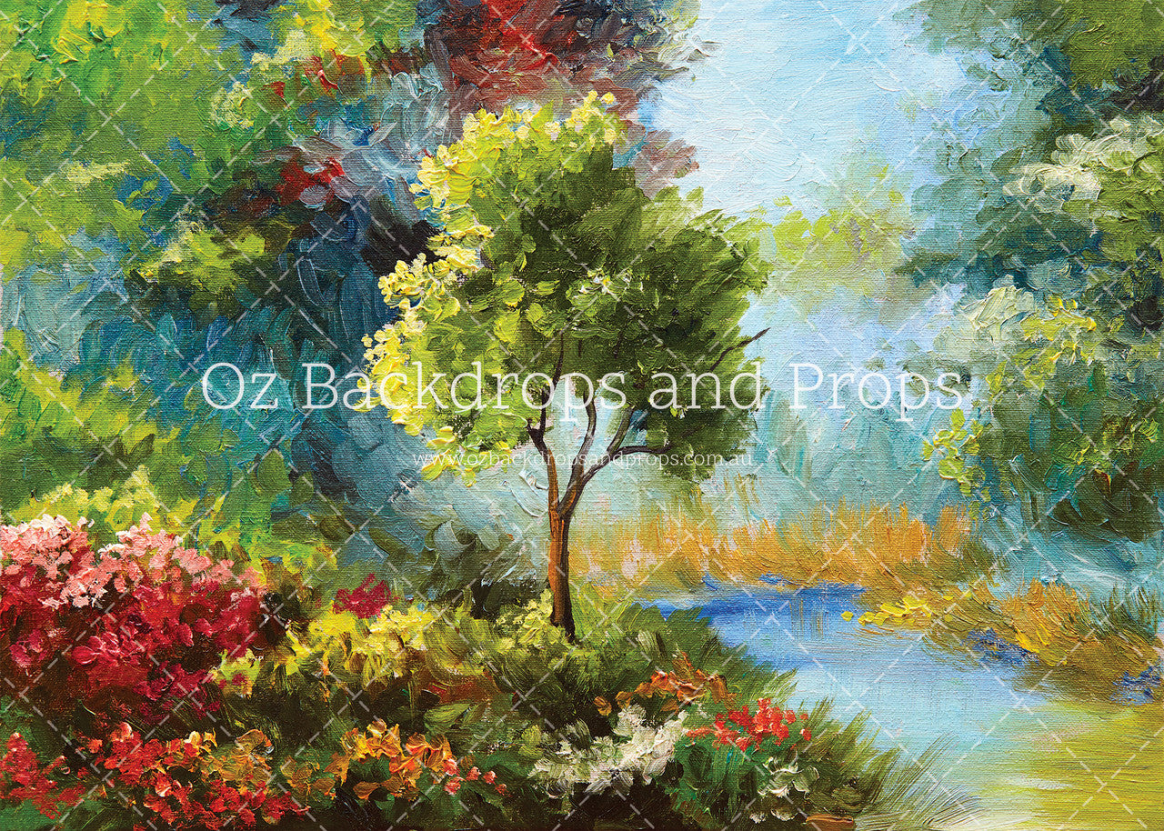 Painting by the Stream