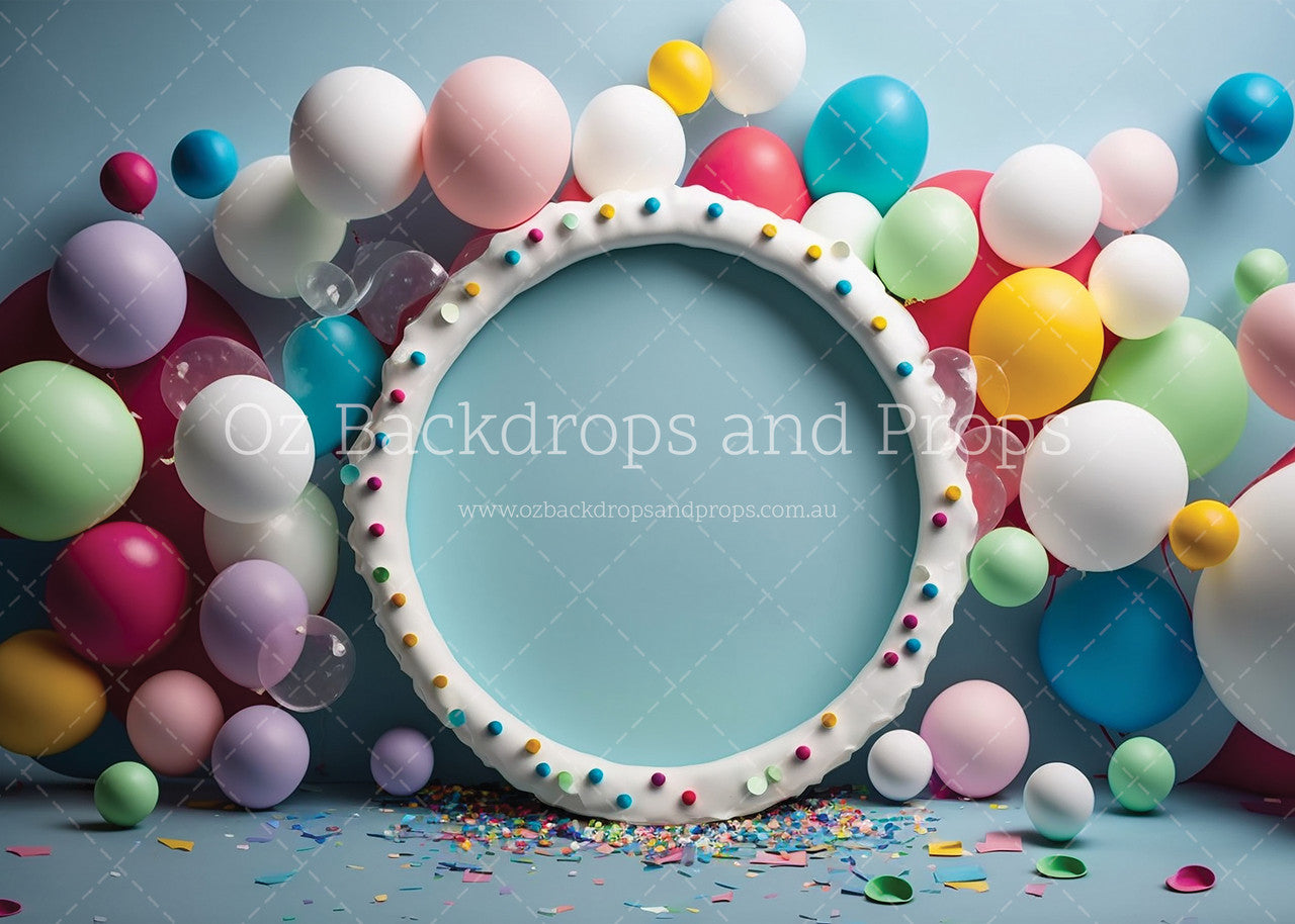 Party Balloons Blue
