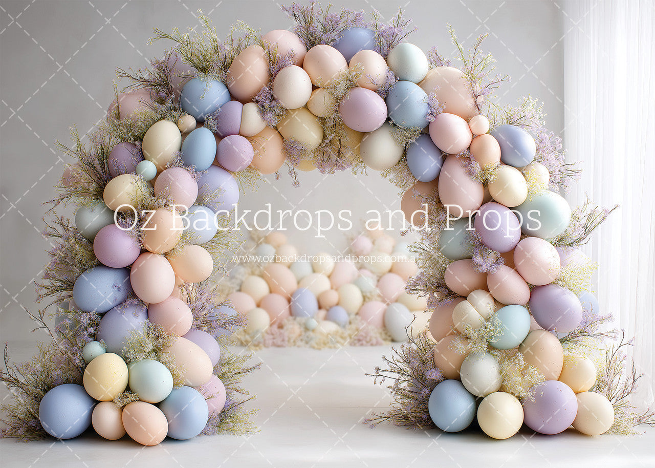 Pastel Egg Arch