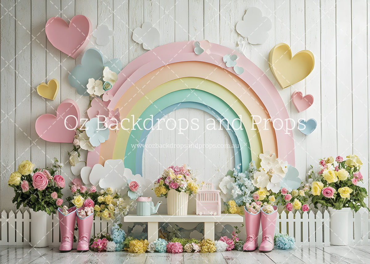Pastel Gumboot Bench