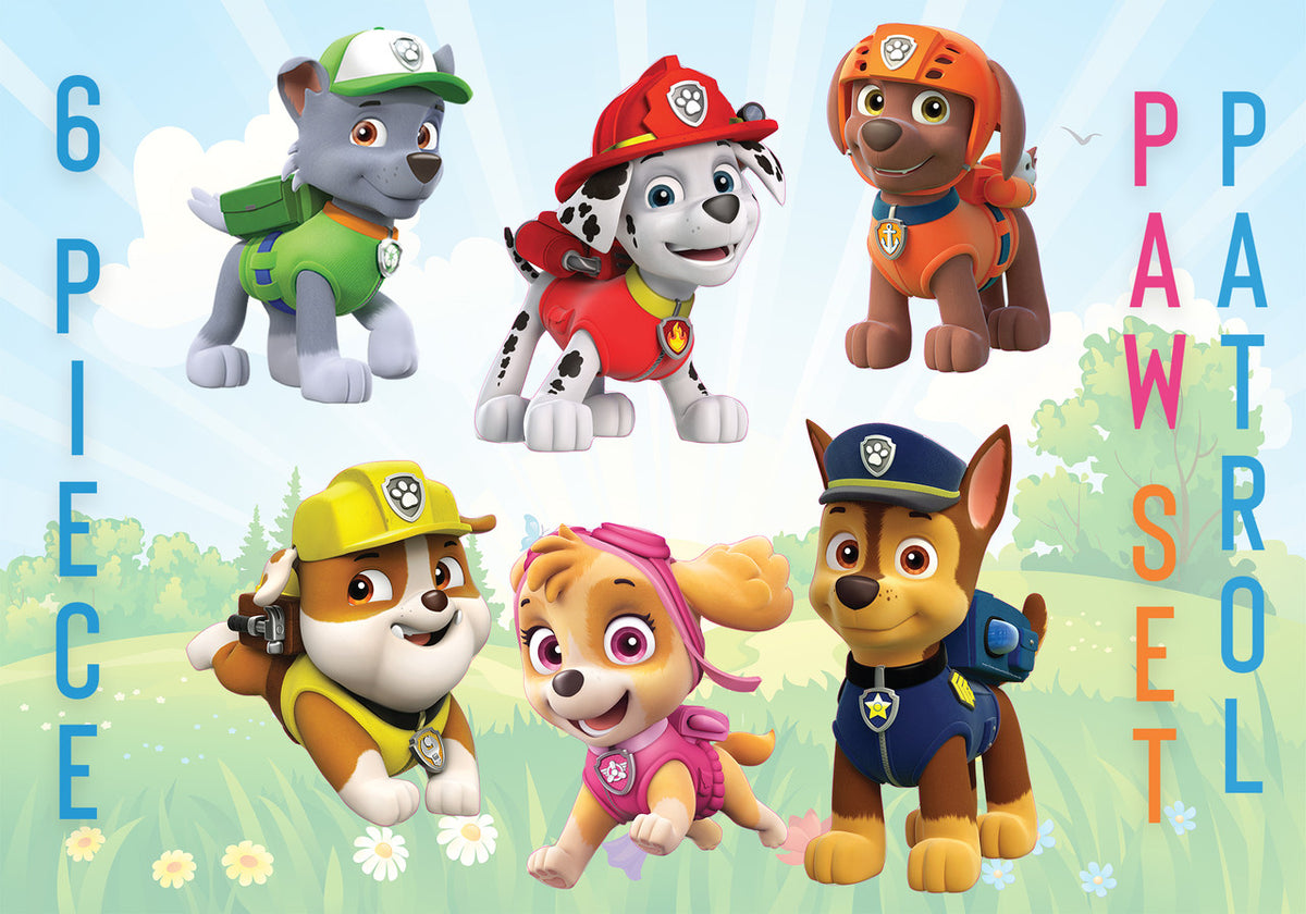 Paw Patrol Cutout Set (6 Piece)