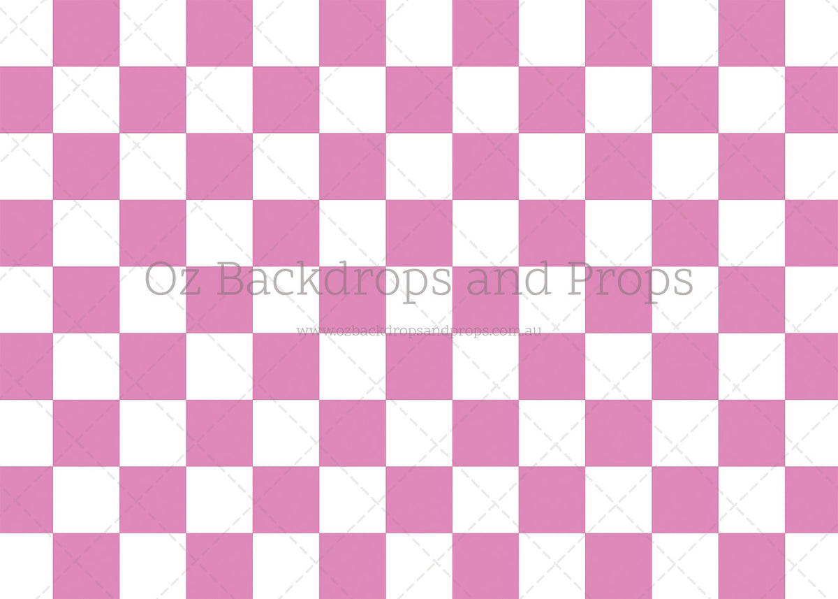 Pink Checker Floor