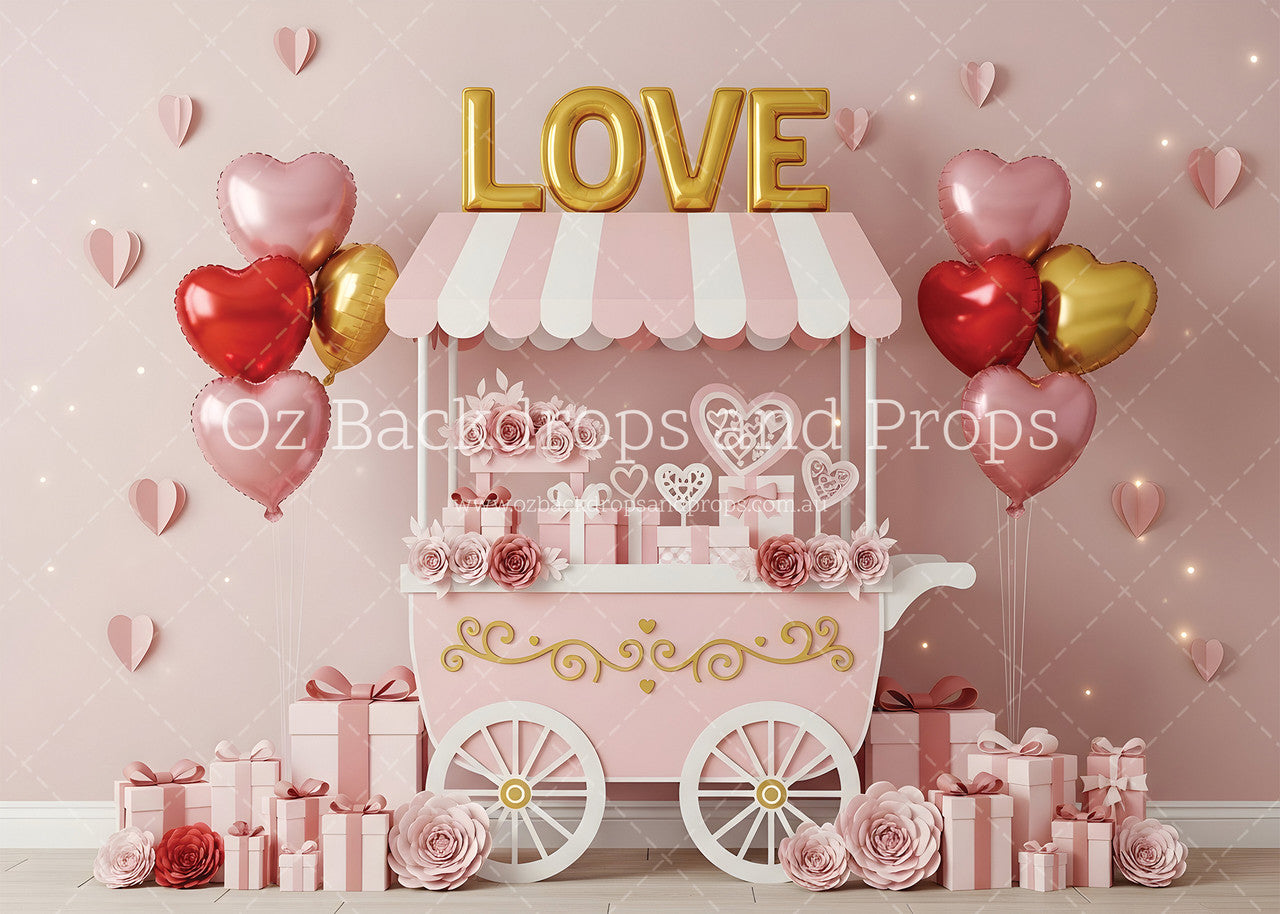 Pink Love Cart