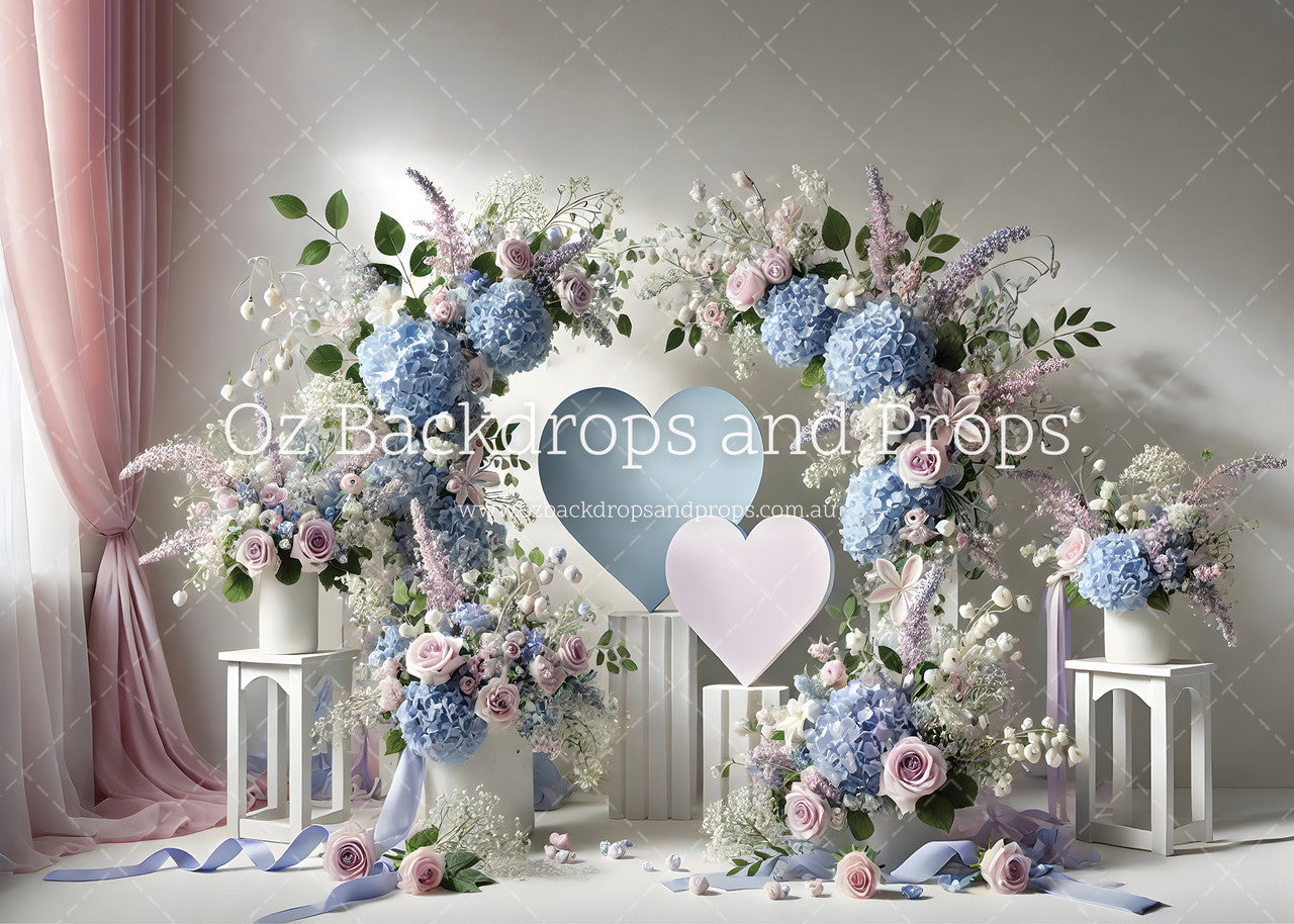 Pink and Blue I Love You