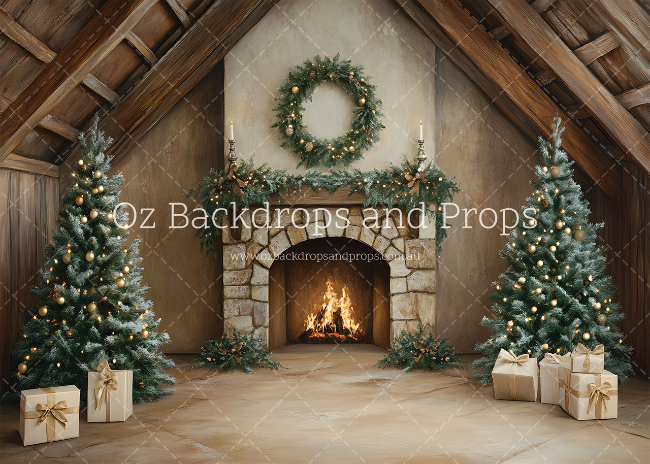 Pitched Roof Fireplace