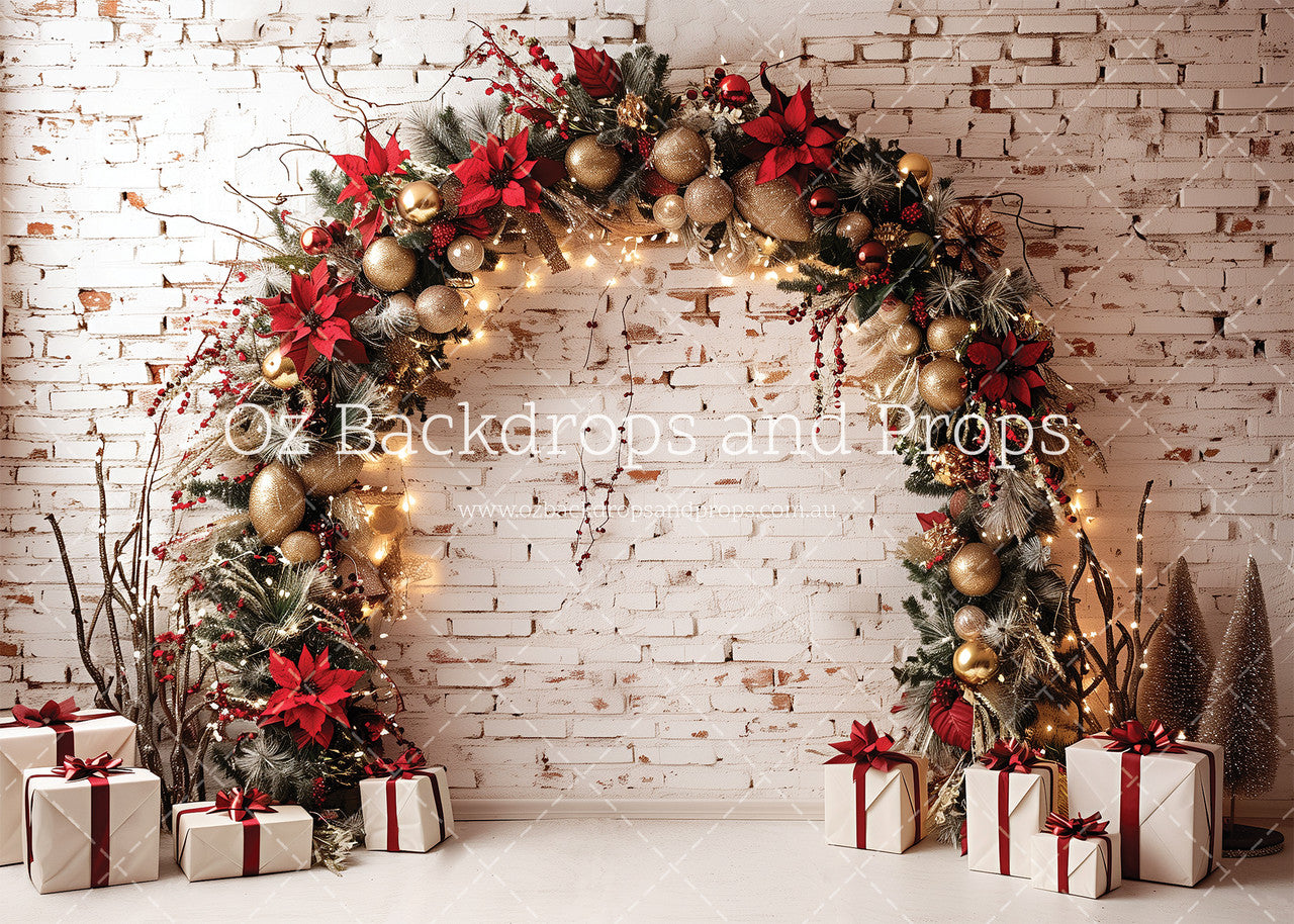 Poinsettia Arch