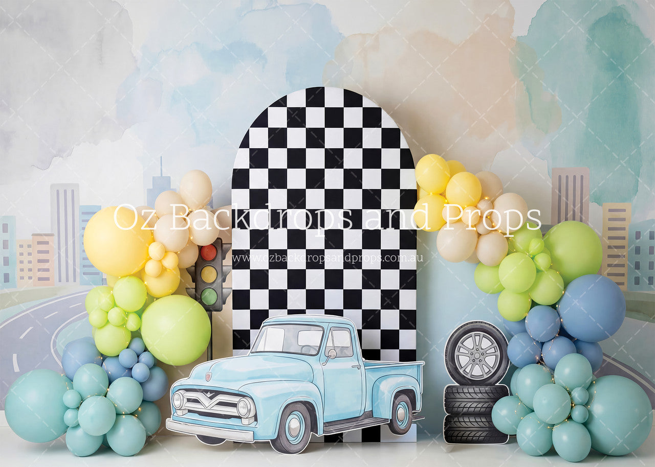 Race Track Balloons