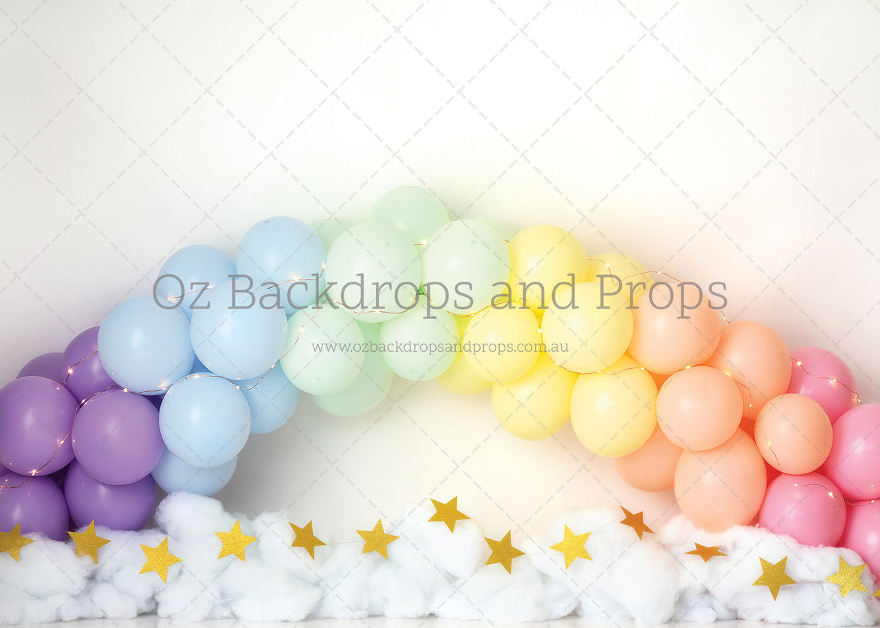 Rainbow Balloon Arch