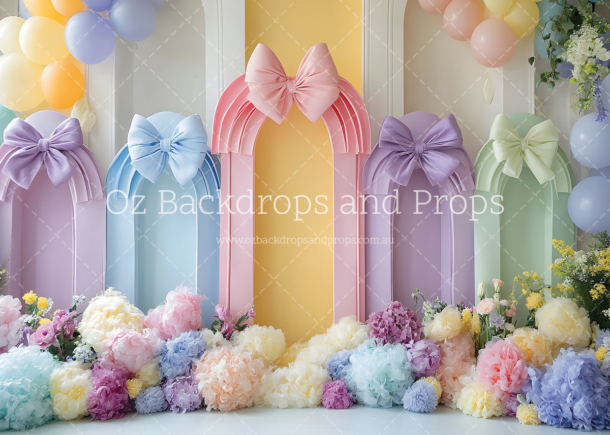 Rainbow Celebration Bows
