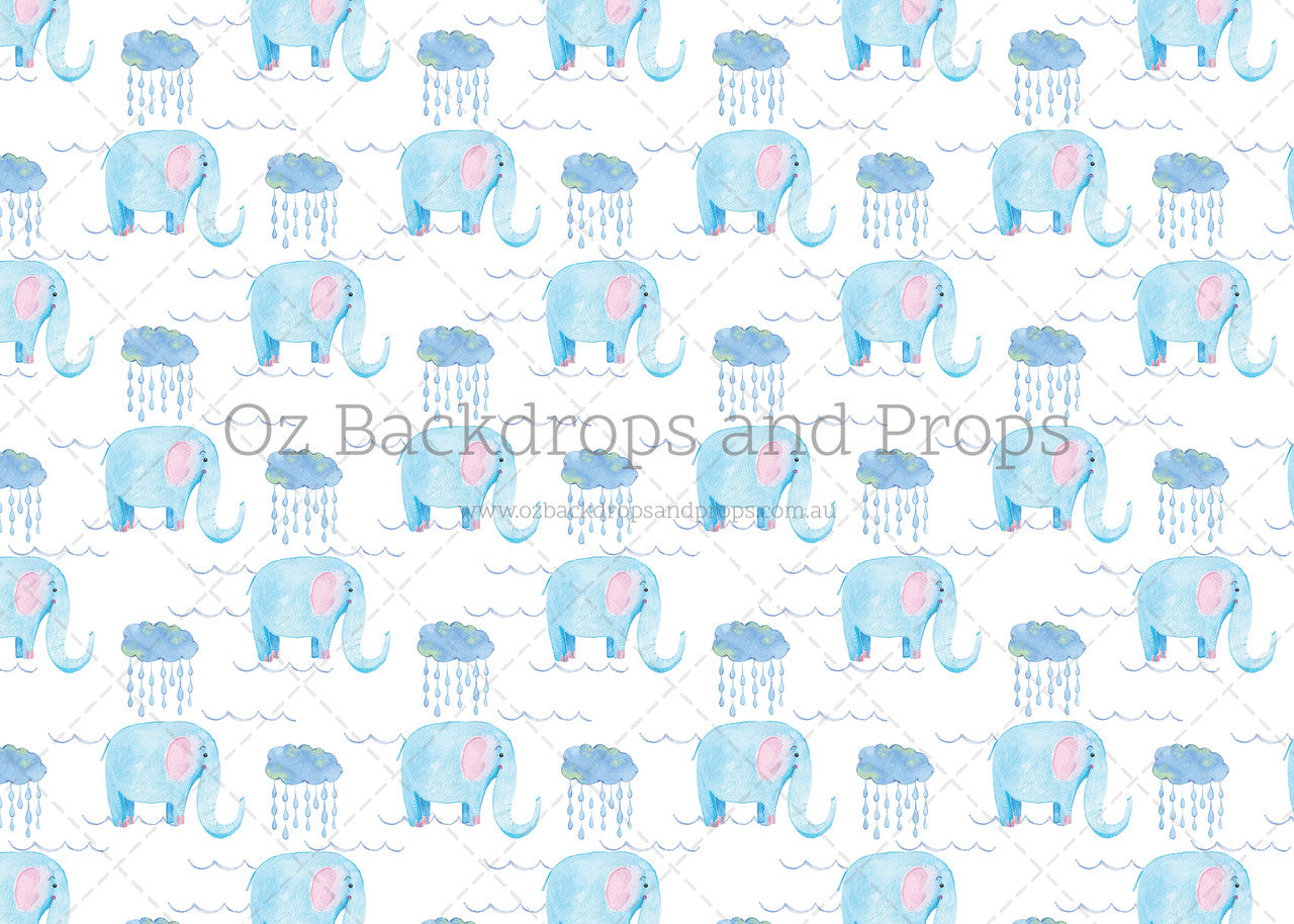 Raining Blue Elephants