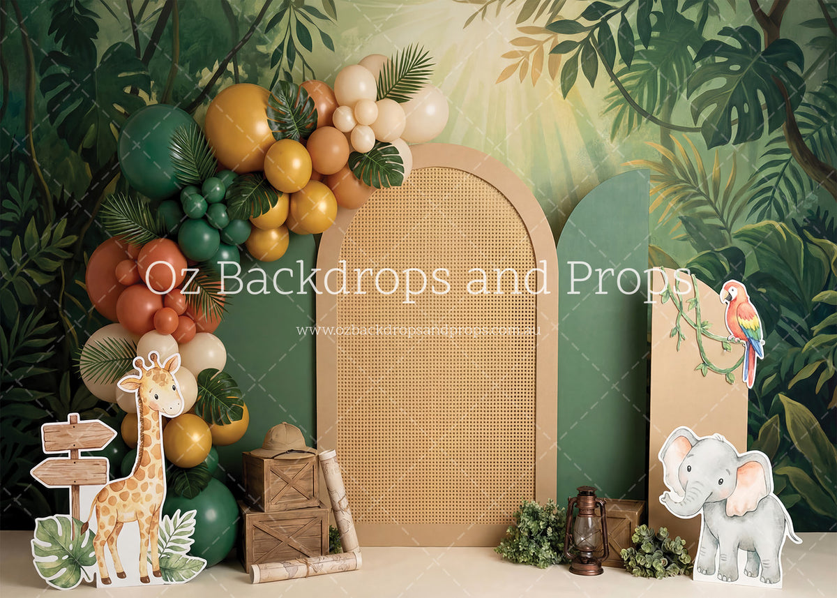 Rattan Jungle Arch