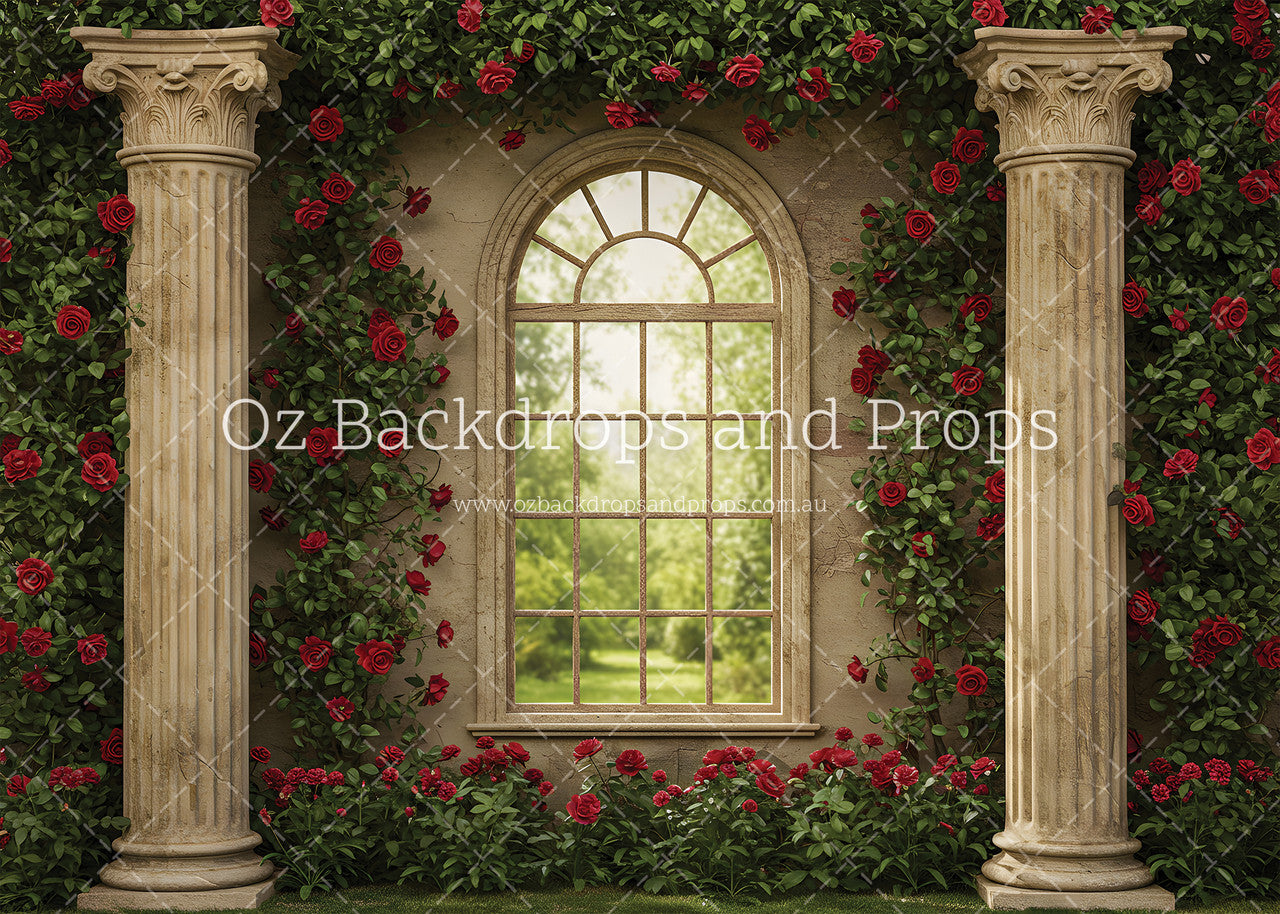 Red Rose Pillars
