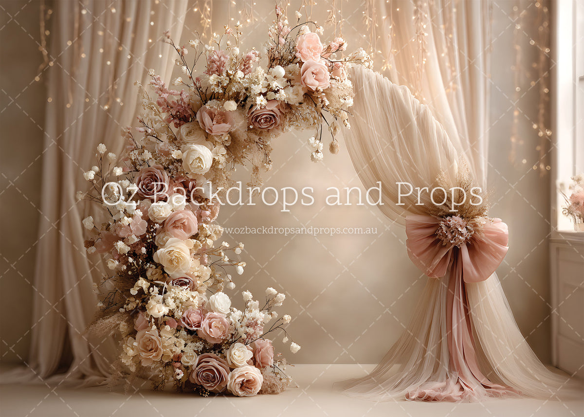 Rose Gold Round Arch