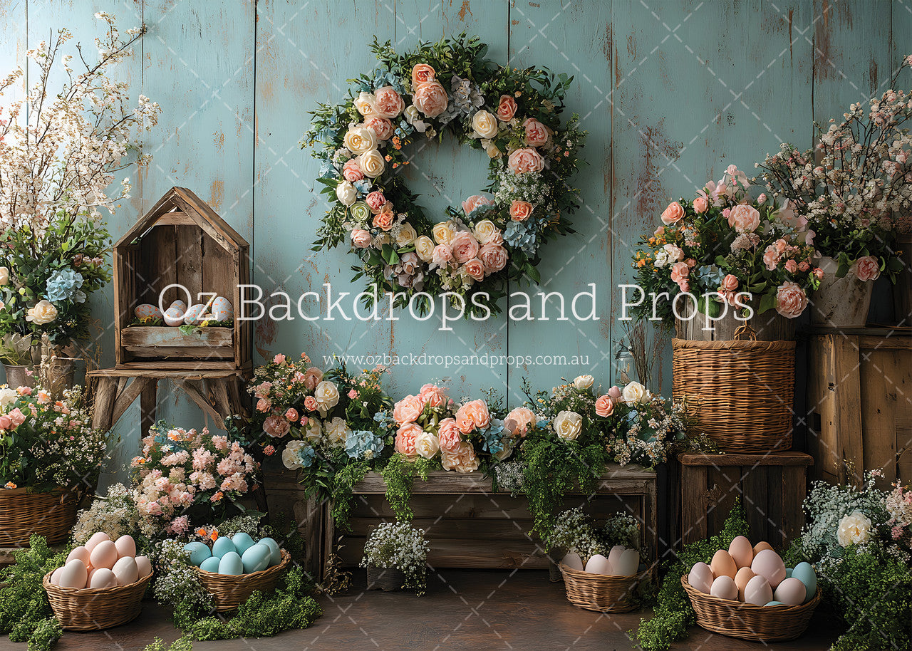 Rustic Easter Wreath