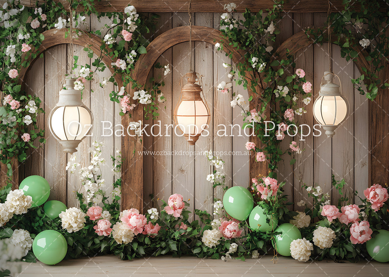 Rustic Lamp Arches