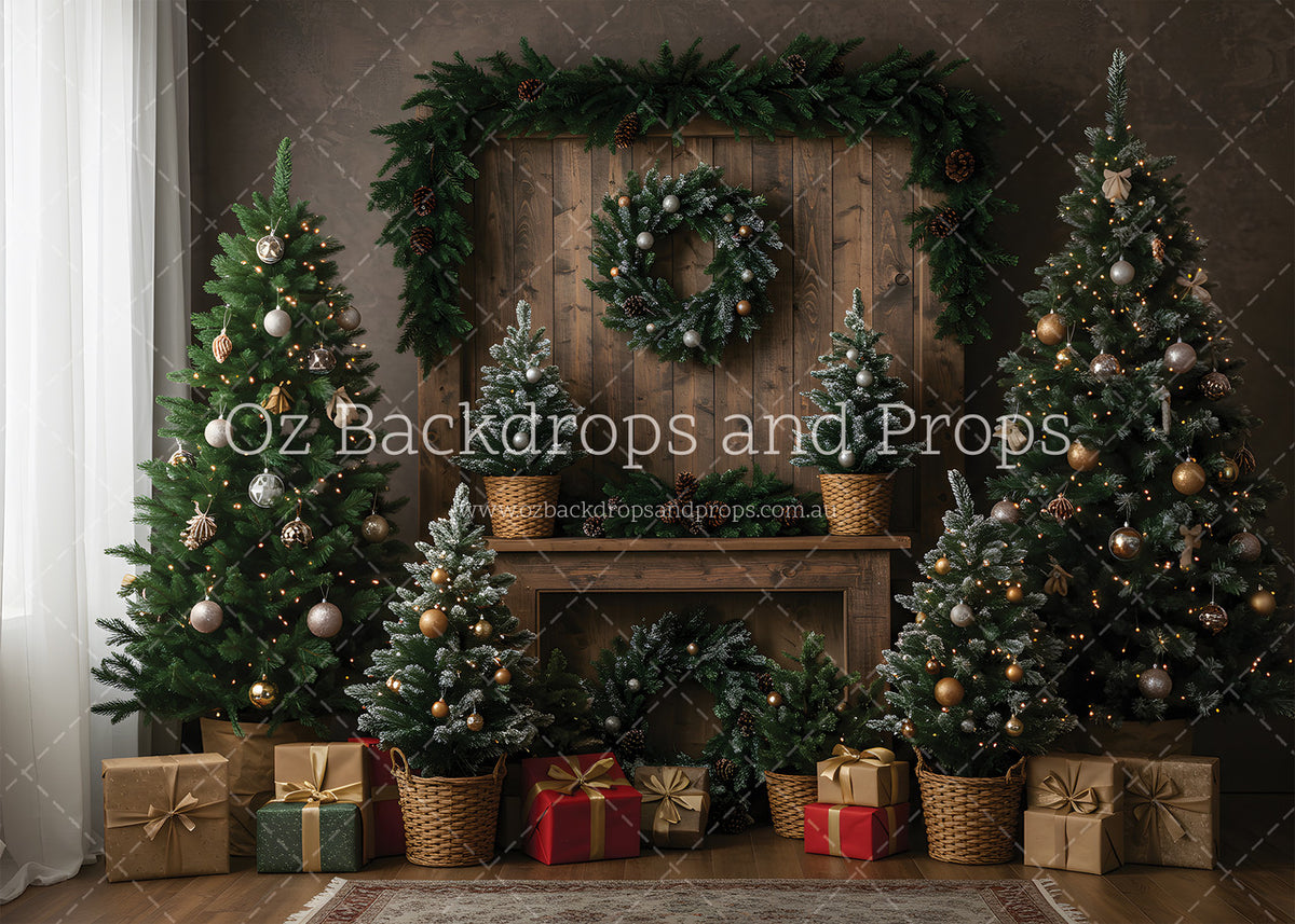 Rustic Mantlepiece