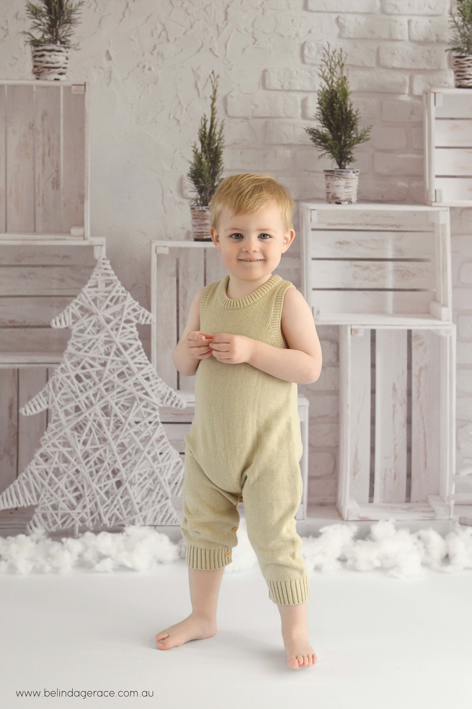 White Christmas Crates