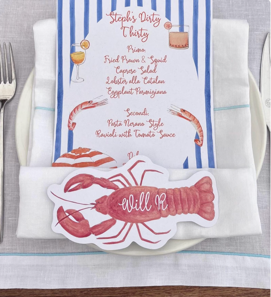 Custom Place Cards