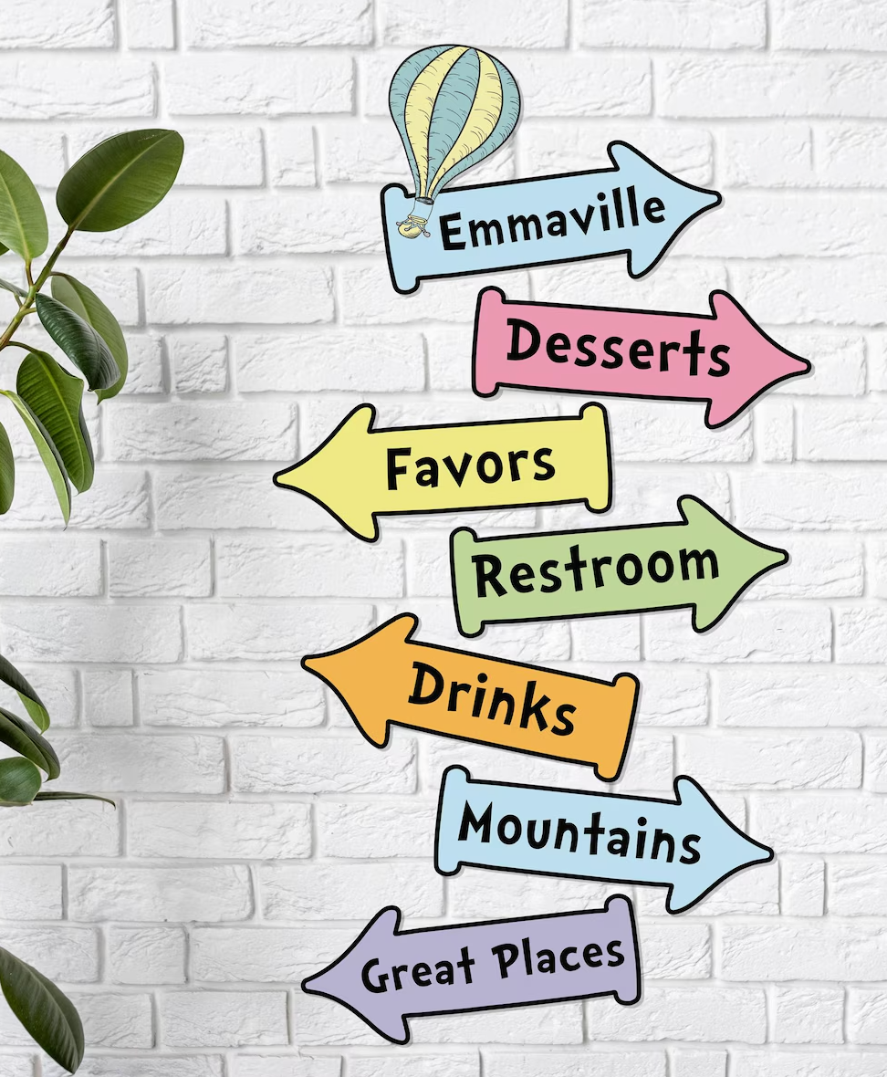 Custom Direction Signs