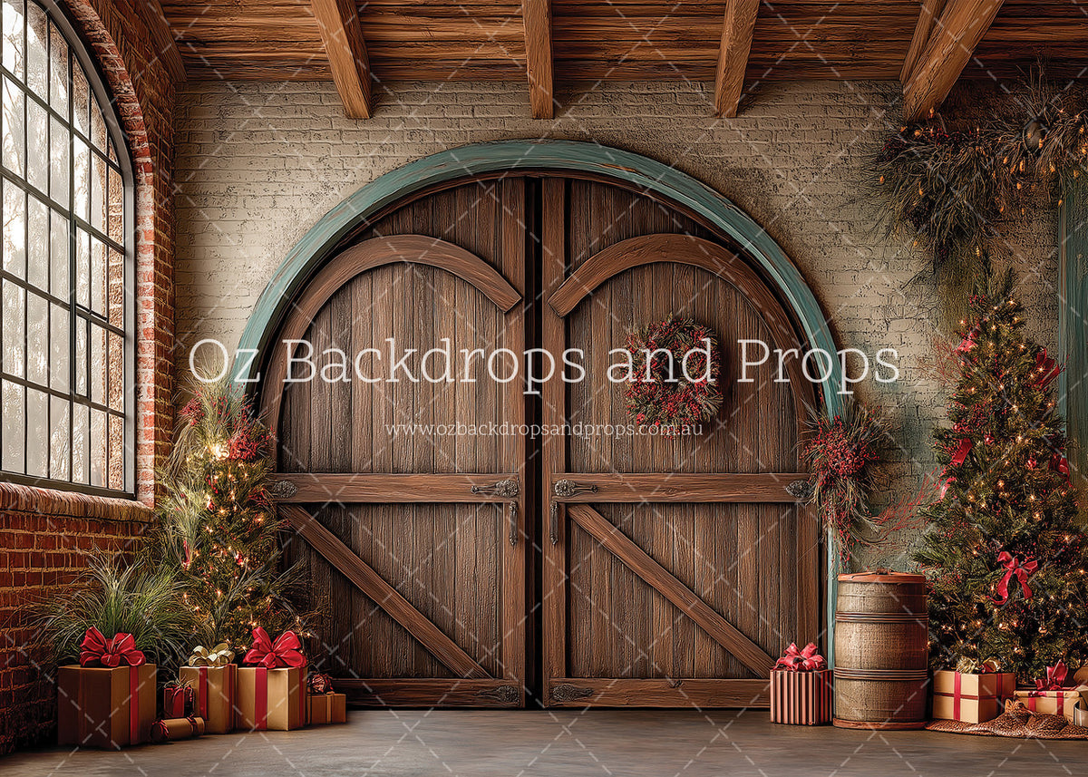 Secret Santa Barn Doors