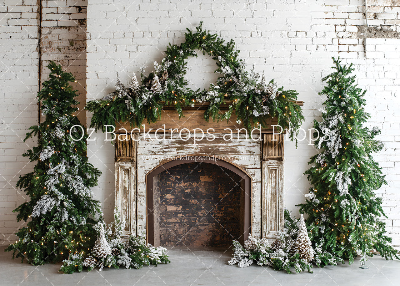 Shabby Chic Fireplace