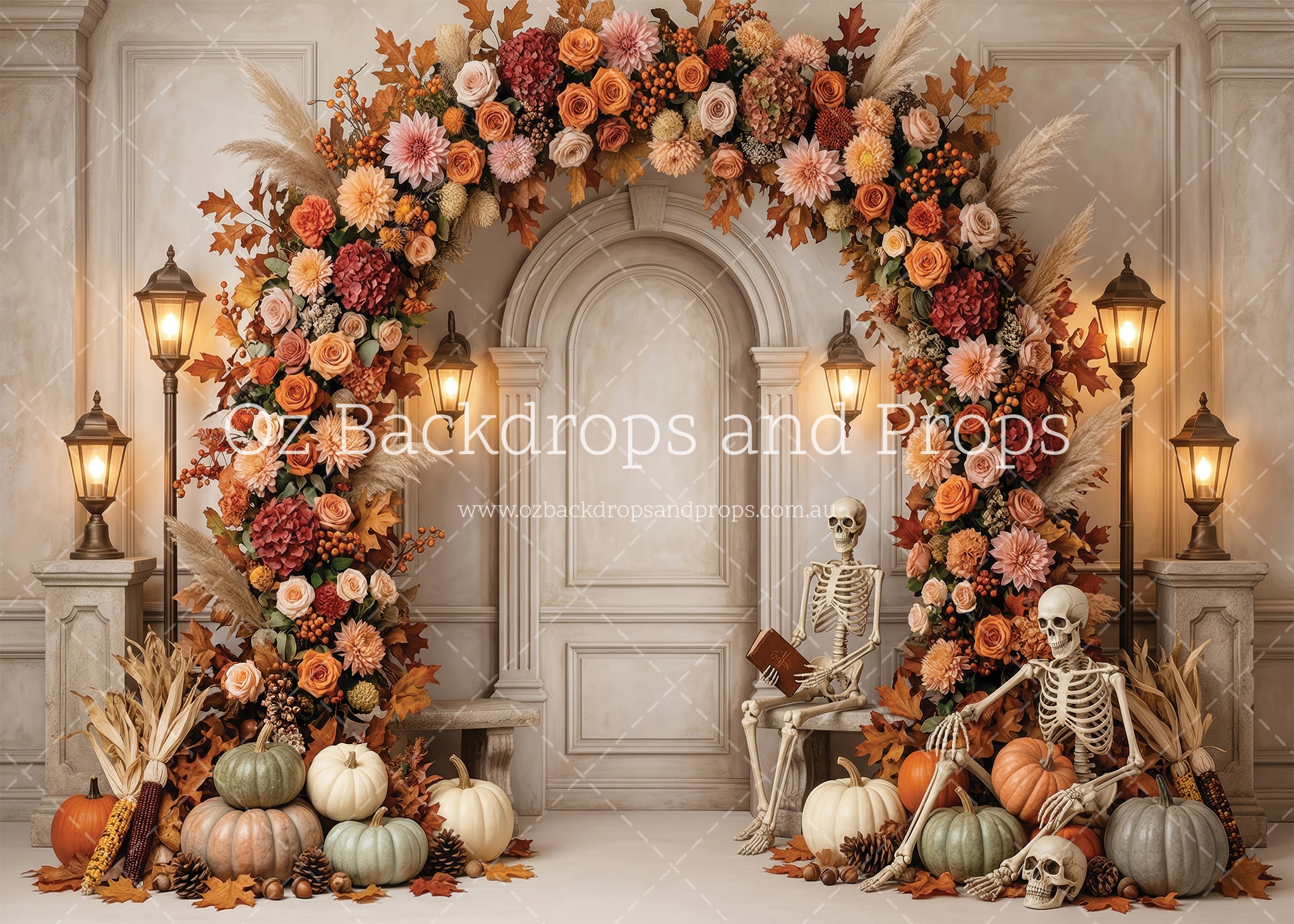 Skeleton Flower Arch