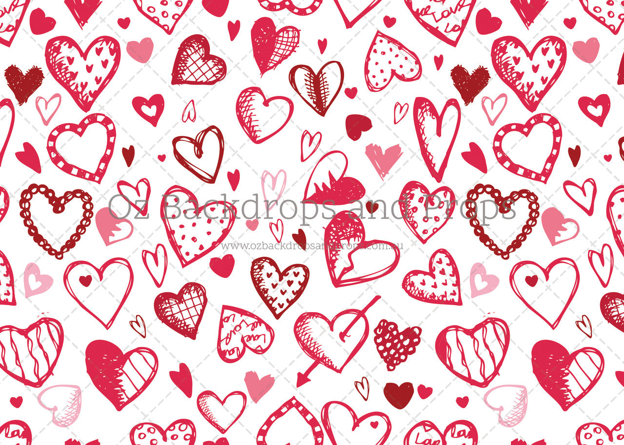 Sketchbook Hearts