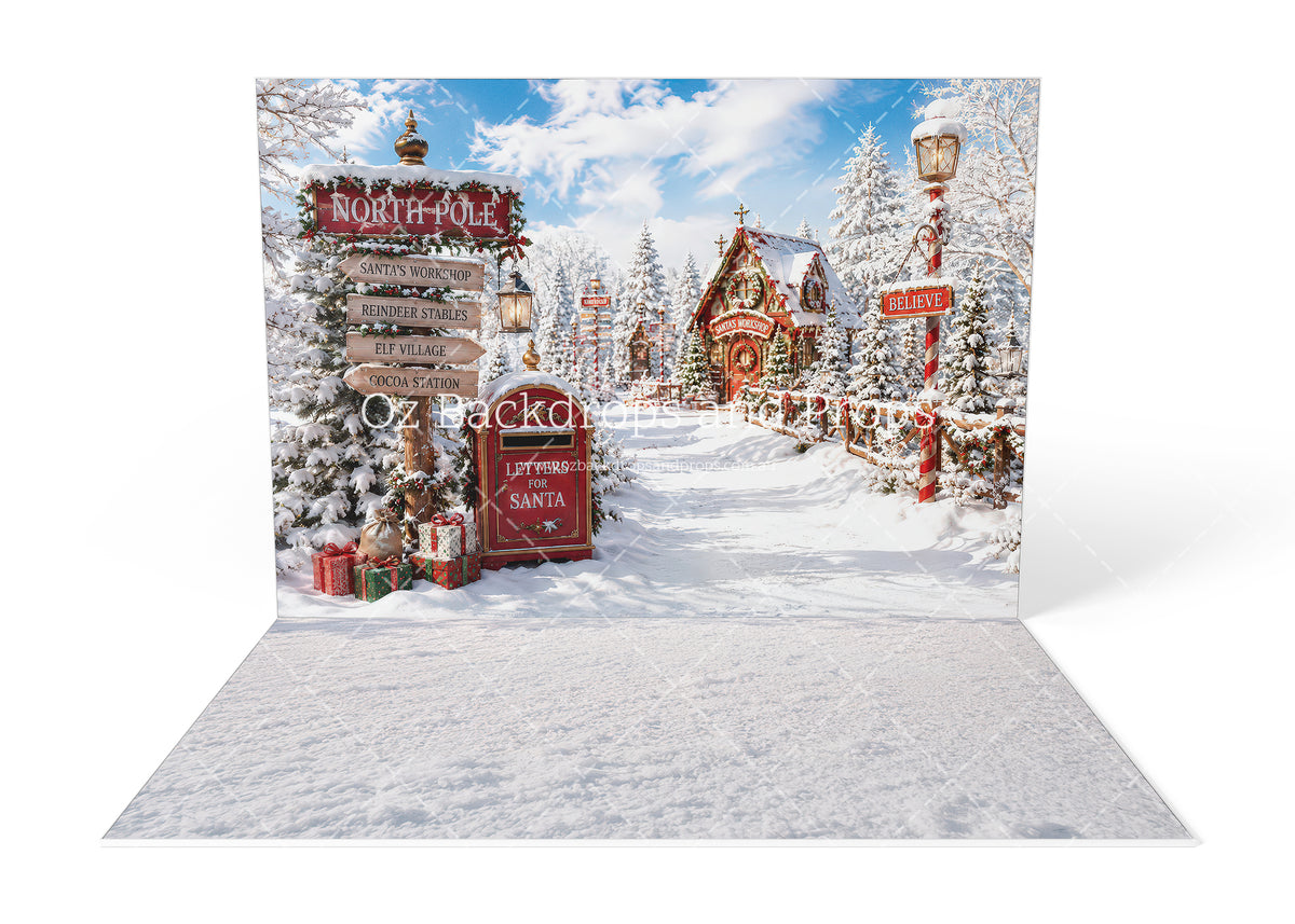 Snowy Workshop Mailbox