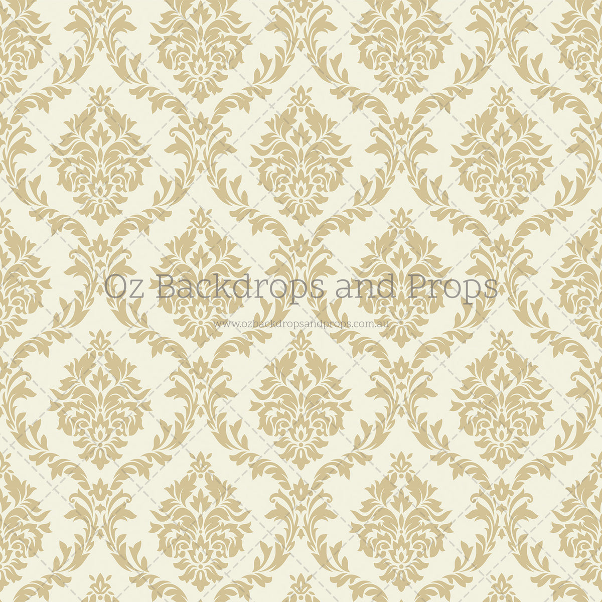 Soft Gold Damask