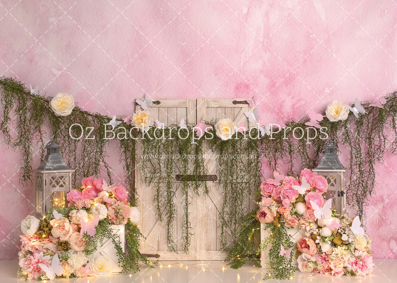 Spring Barn Doors Pink