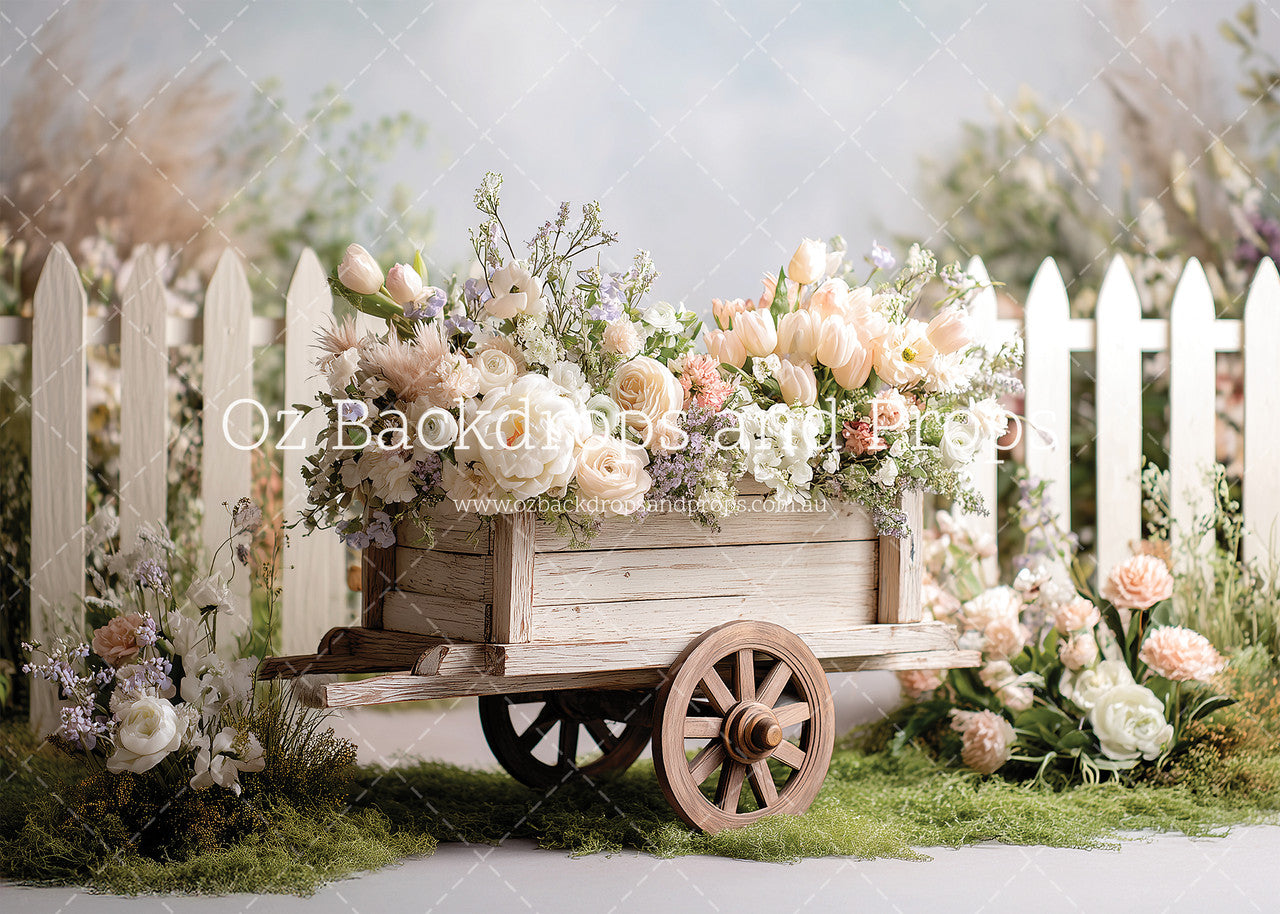 Spring Wagon Blooms