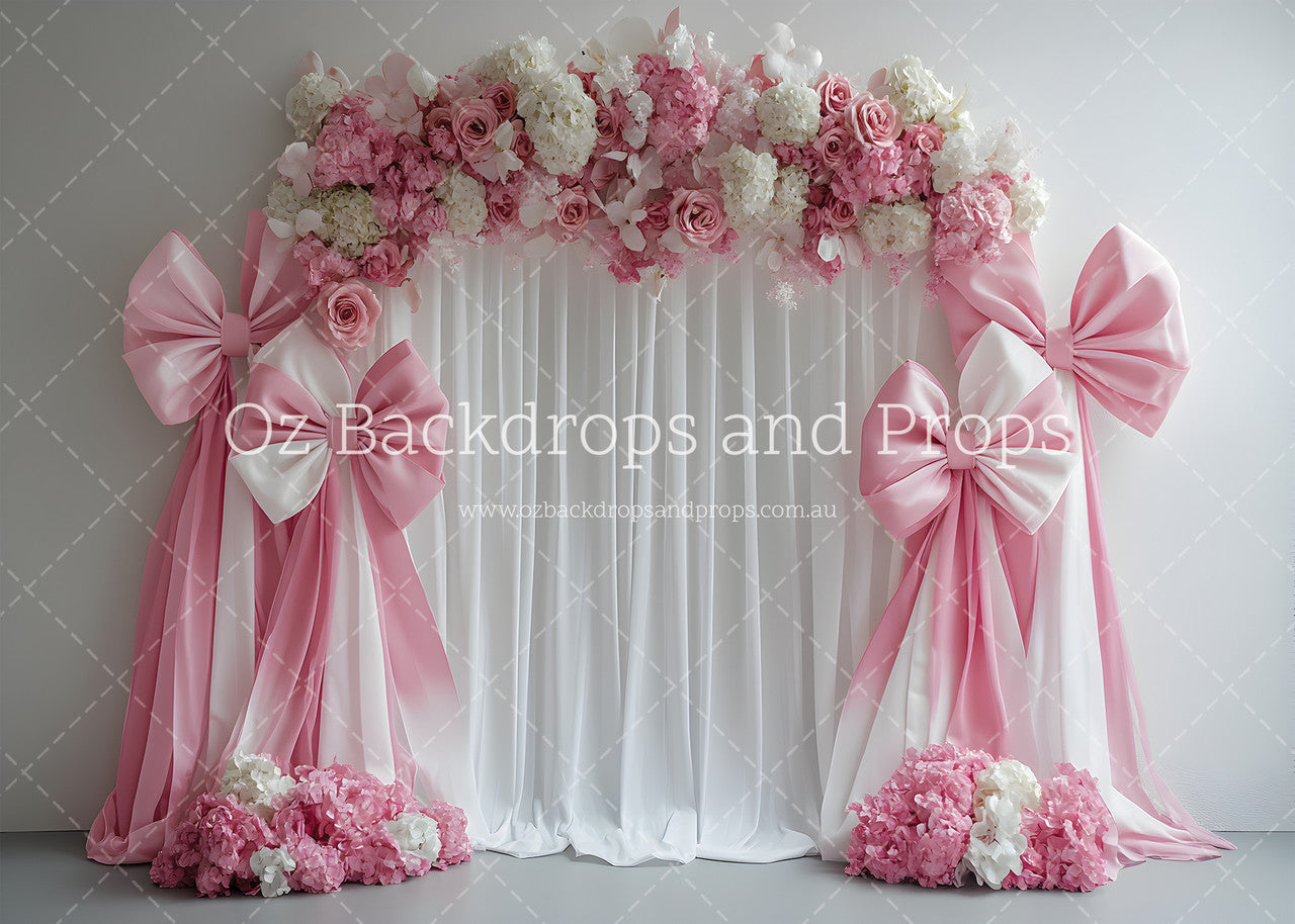 Strawberry Floral Bows