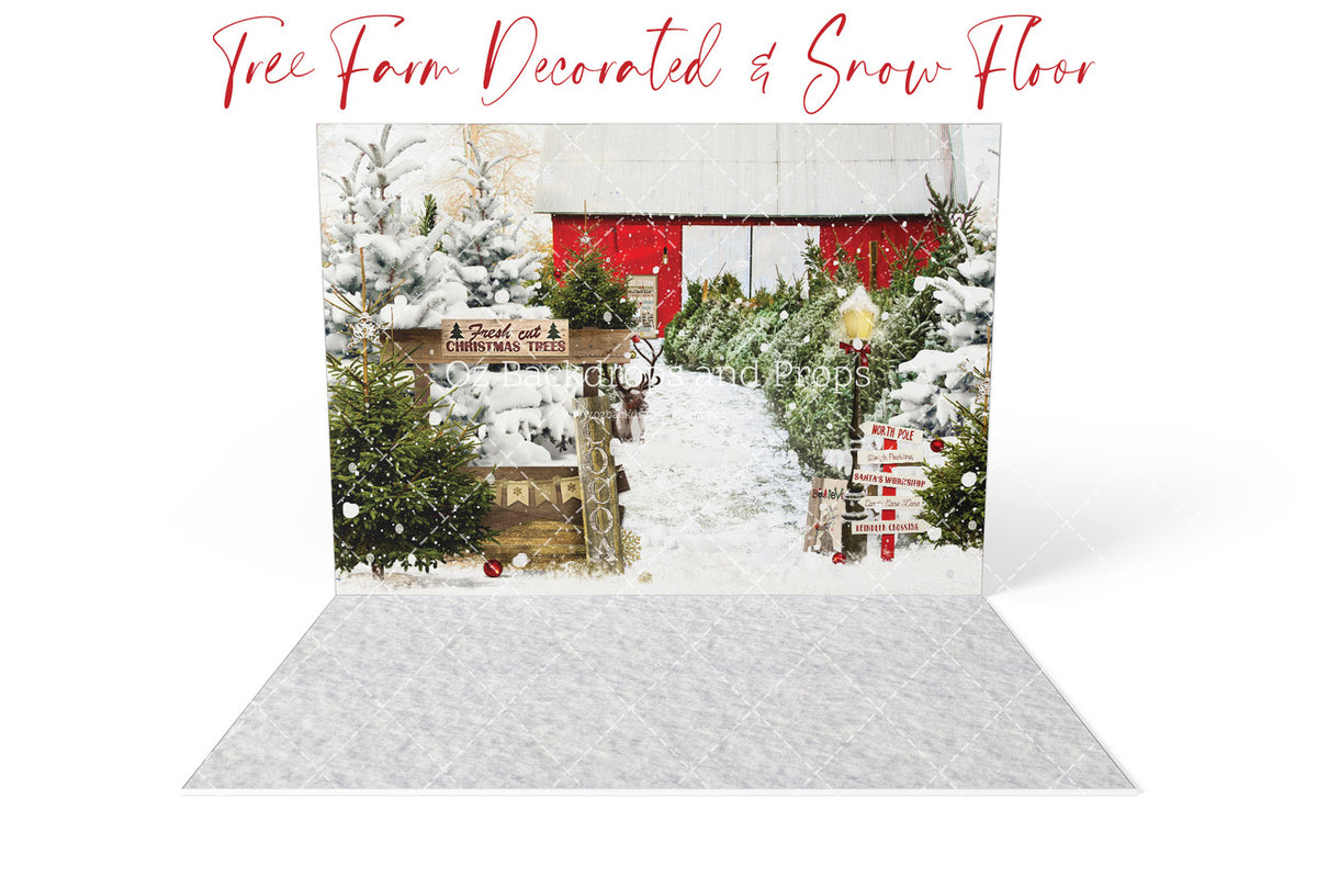 Tree Farm Decorated