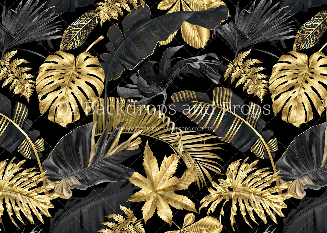 Tropical Black & Gold