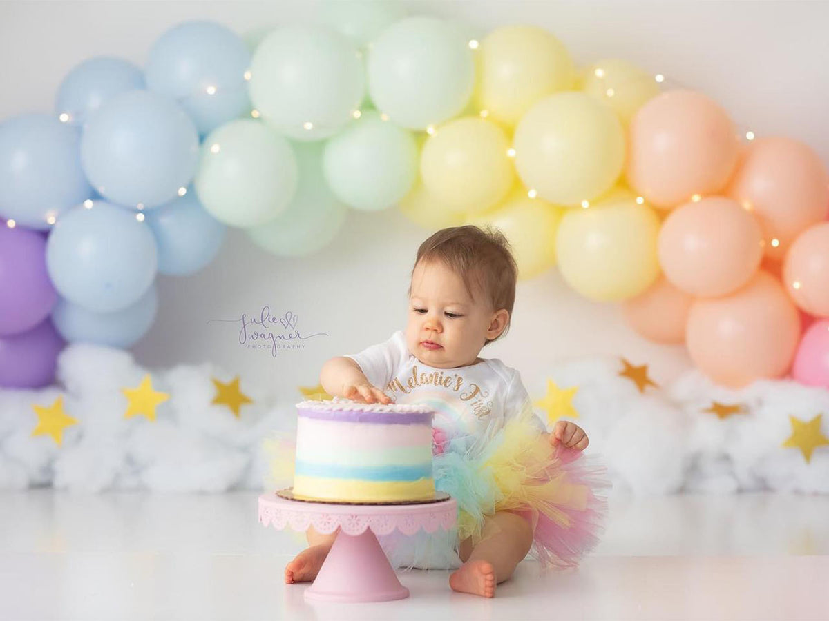 Rainbow Balloon Arch