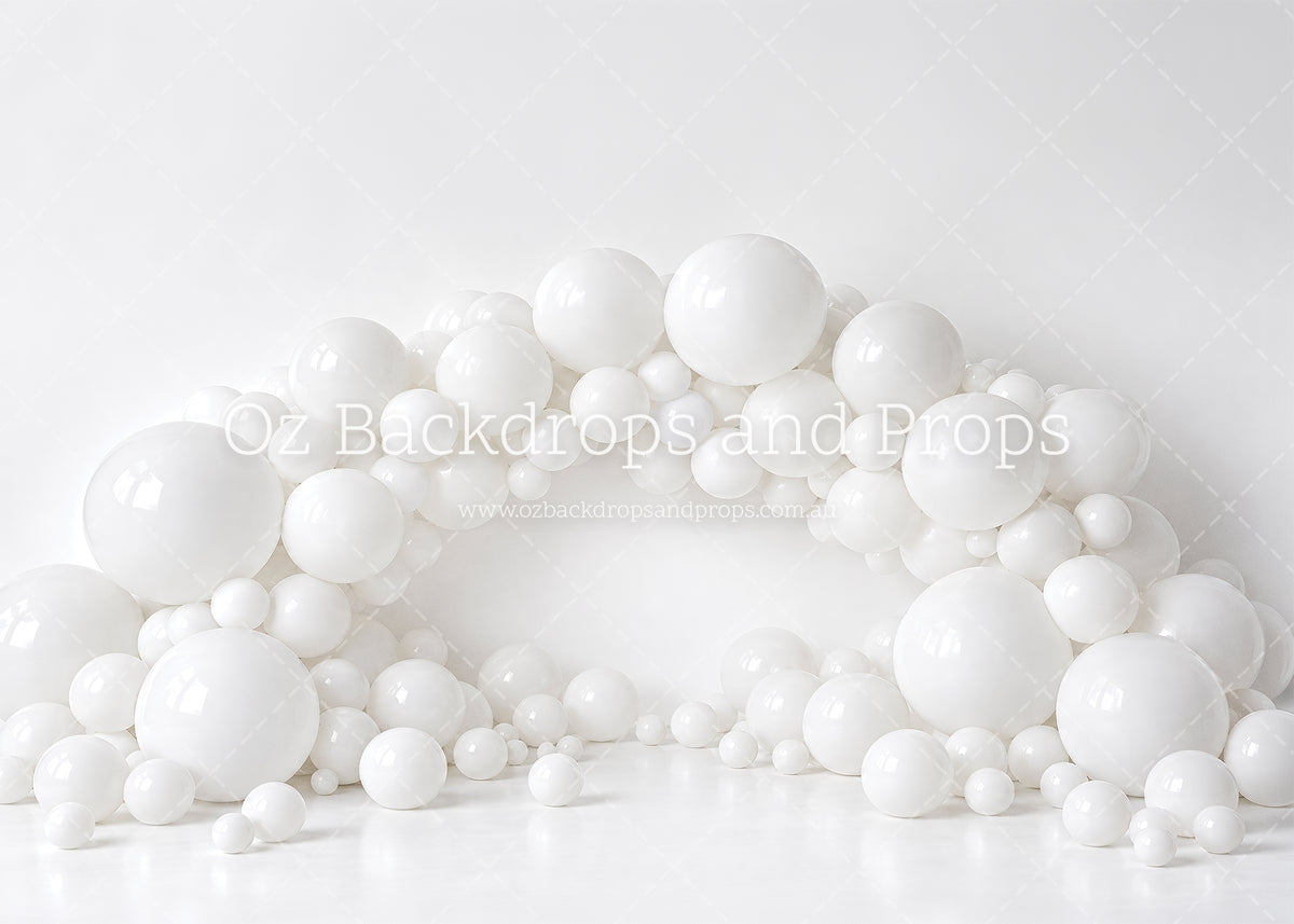 White Balloon Arch