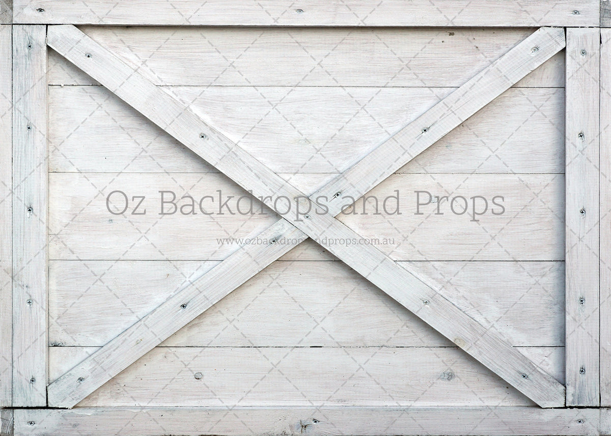 White Barn Door