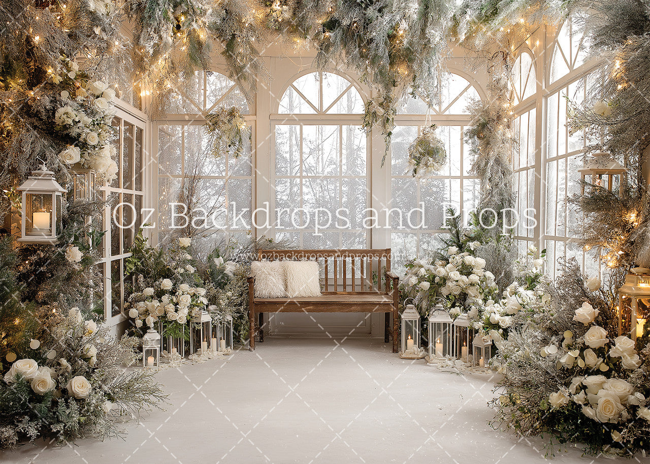 White Christmas Conservatory