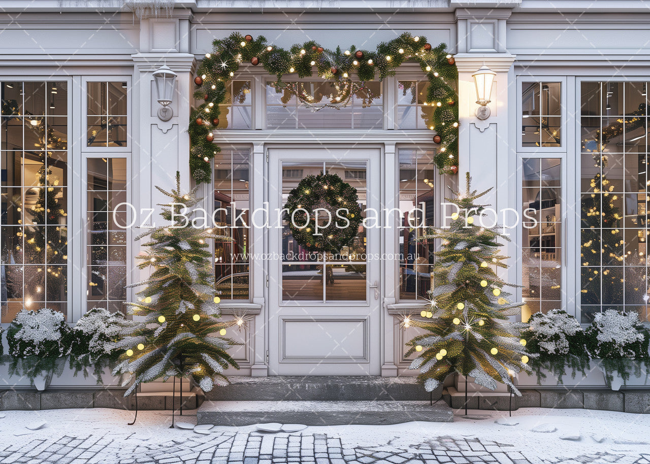 White Christmas Entrance