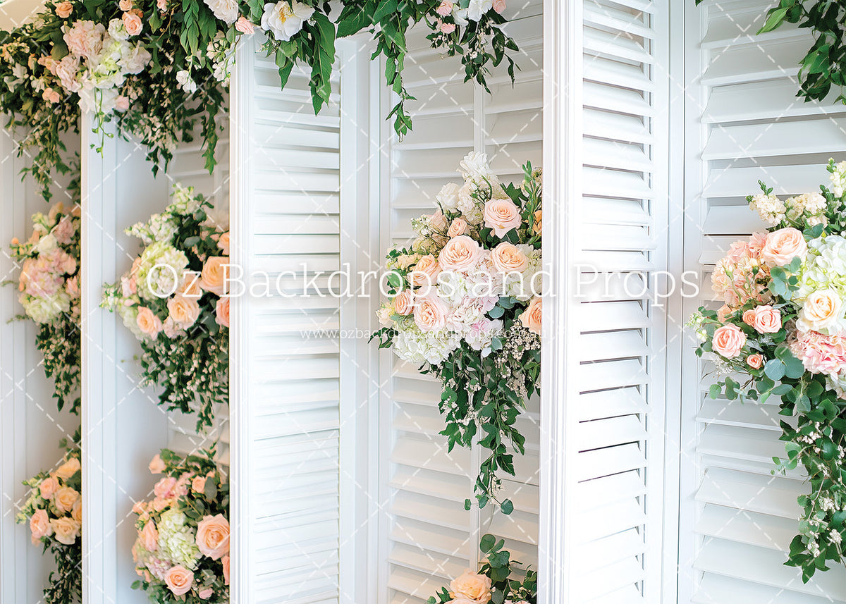 White Shutter Bouquets