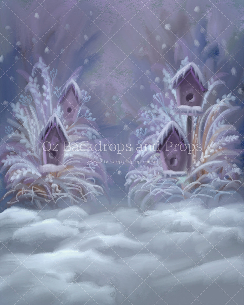 Winter Birdhouses Sweep