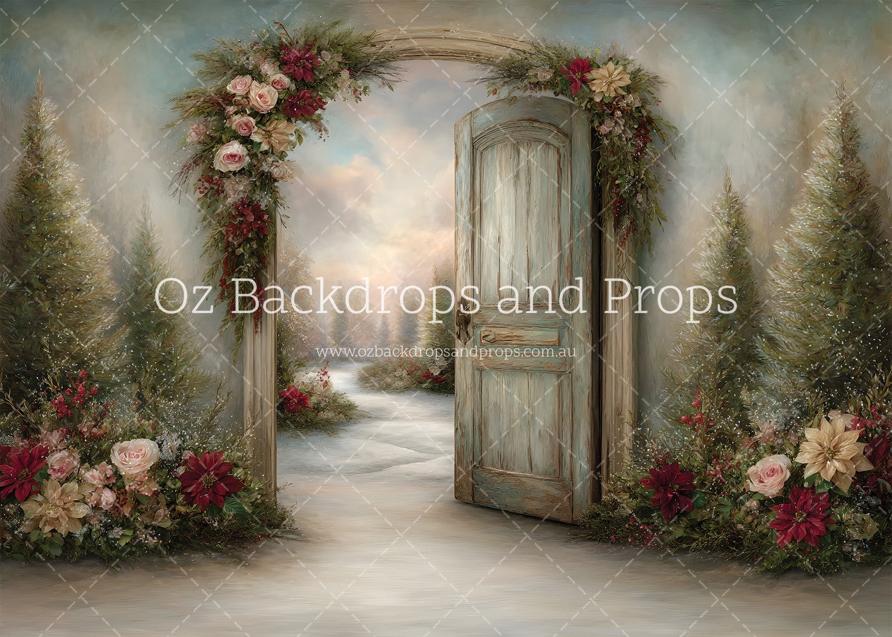 Winter Floral Archway