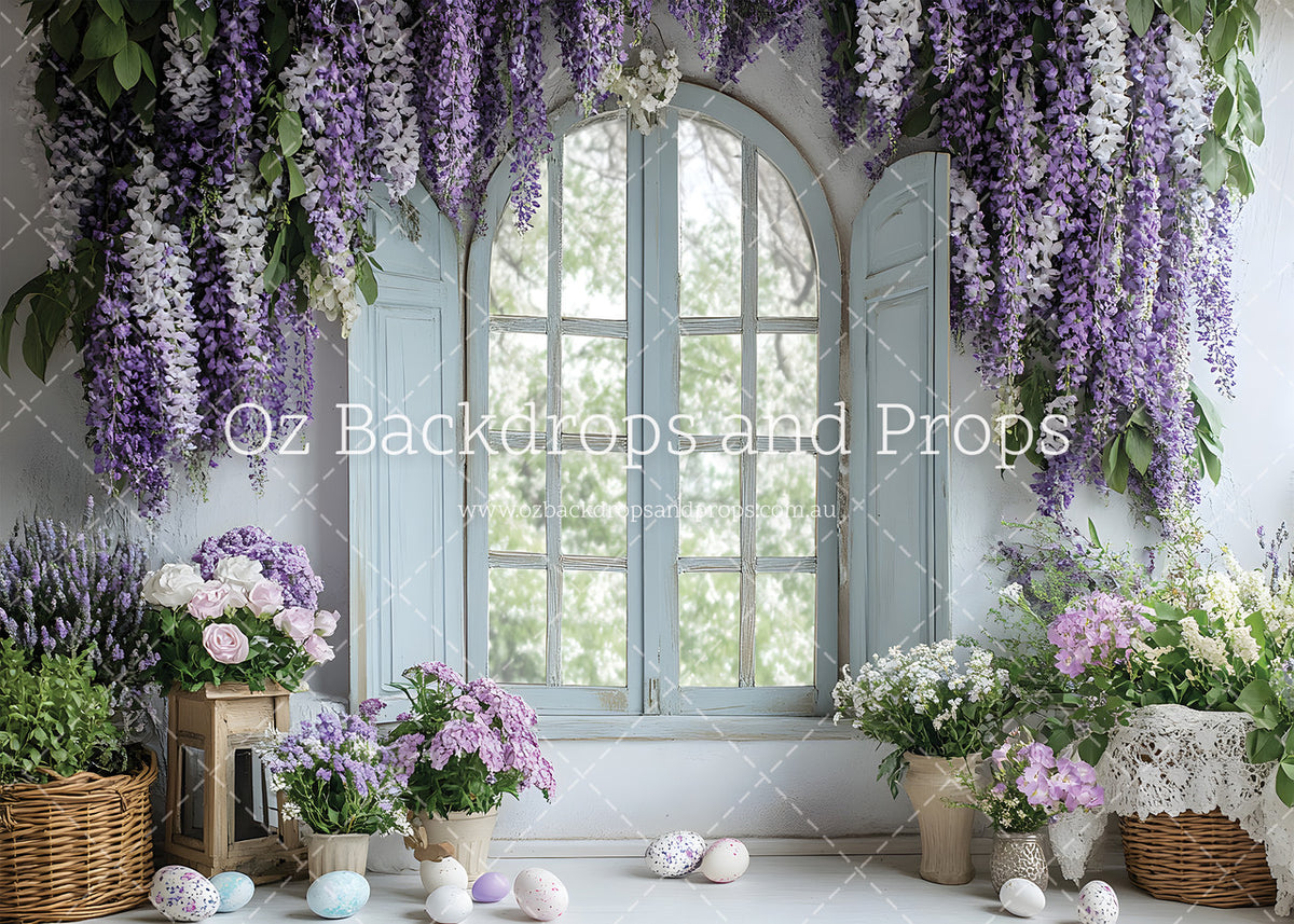 Wisteria Easter Window