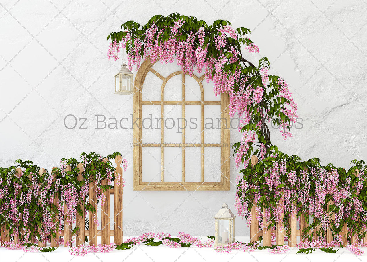 Wisteria Lane Plastered Wall