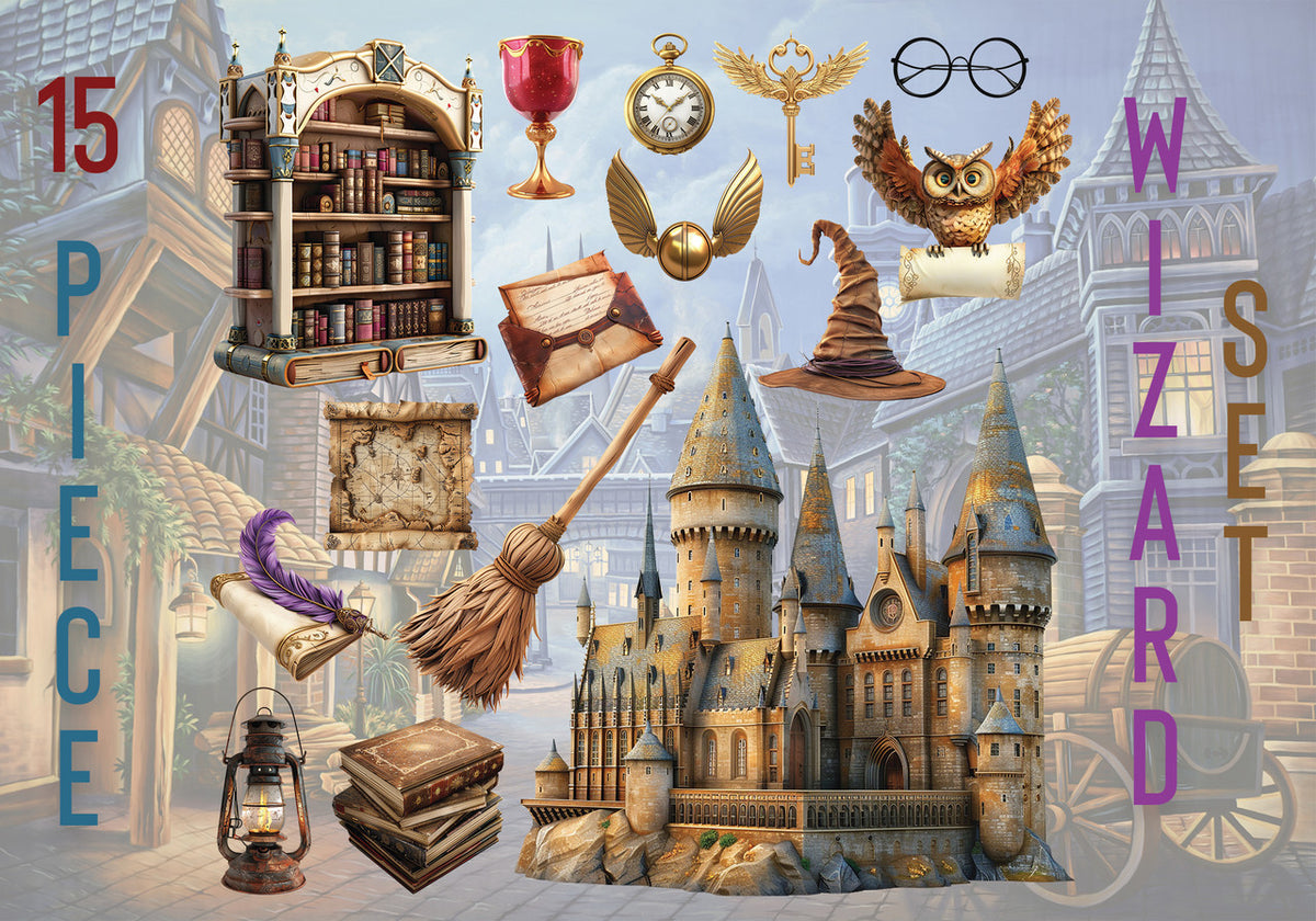 Wizard Cutout Set (15 Piece)