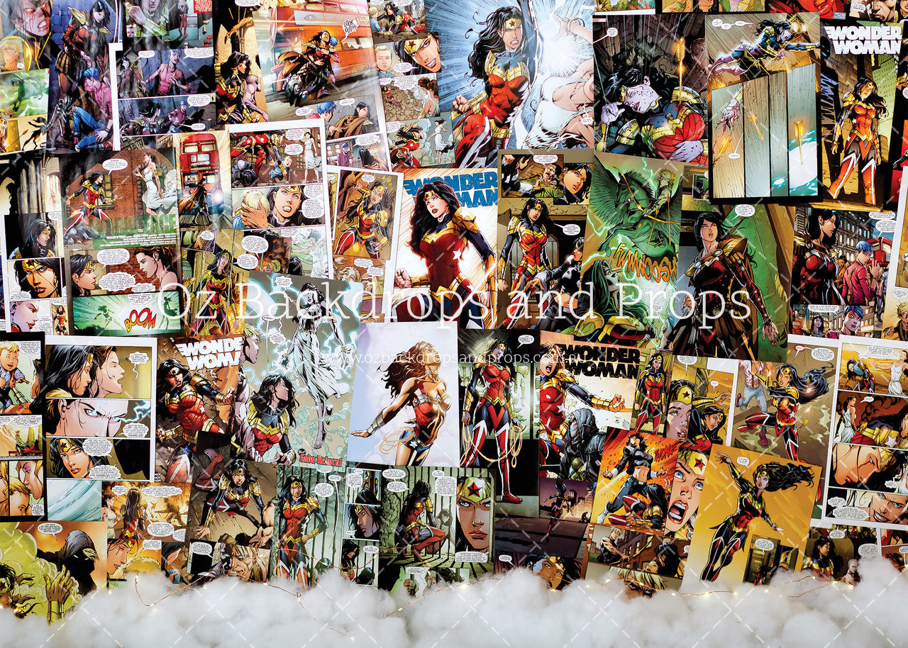 Wonder Woman Comic Wall