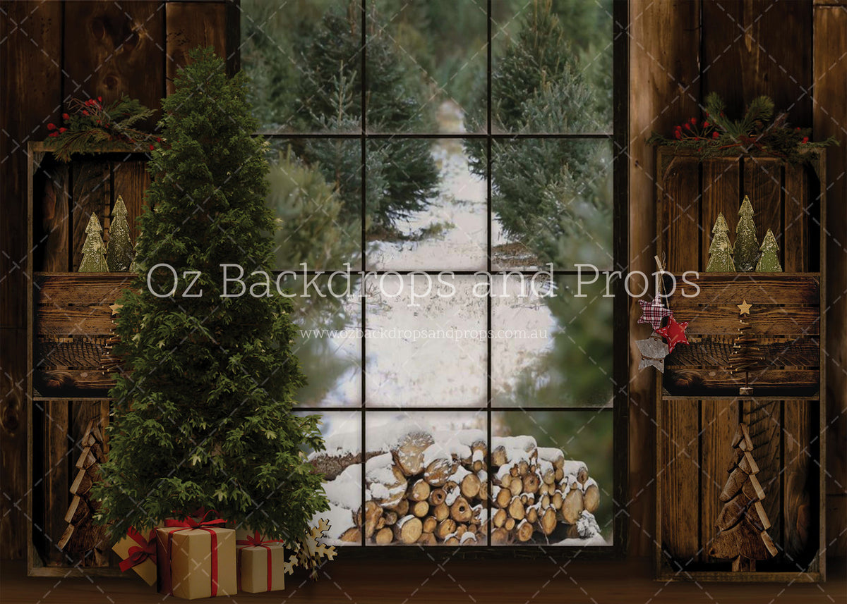Woodsy Christmas Cabin
